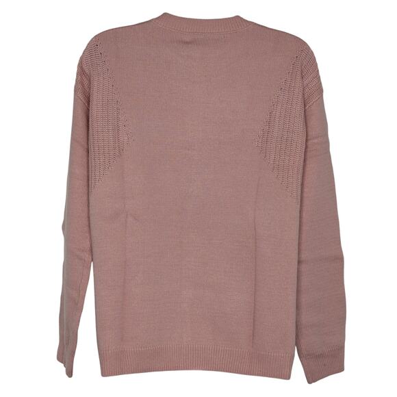 Stitches + Stripes Pink Wool Blend Sweater For Revolve - Picture 4 of 9